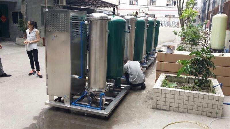 臭氧發(fā)生器，500克氧氣源臭氧發(fā)生器牛仔洗滌現(xiàn)場(chǎng)視頻